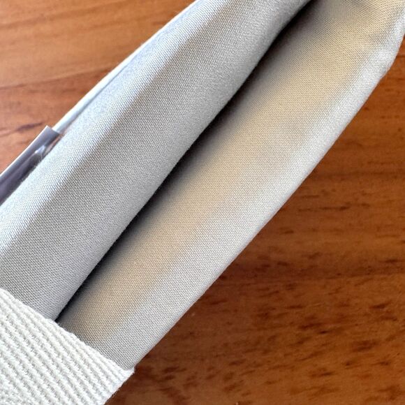 Parachute Sateen Cotton Back Envelope Pillowcase Standard Set in Grey NEW - Picture 6 of 7